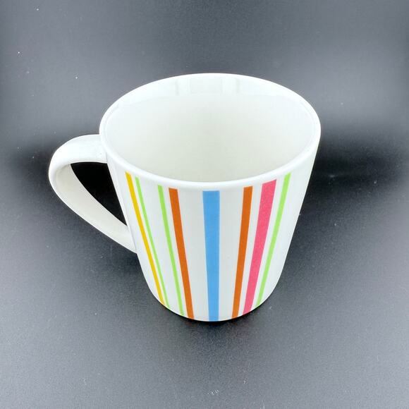 Starbucks Coffee 2005 Striped Mug – 14 oz Multicolor Lines – Rare Vintage - Picture 1 of 6